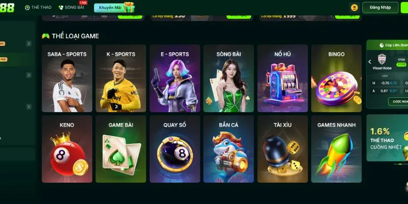 Thế giới game nổi bật chỉ có tại FO88