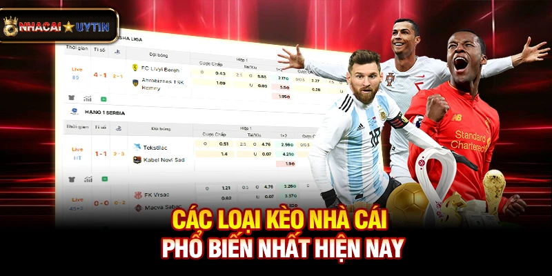 Các loại kèo nhà cái phổ biến nhất hiện nay